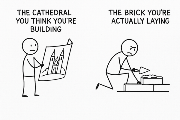 You Think You’re Building a Cathedral, But You’re Just Laying Bricks